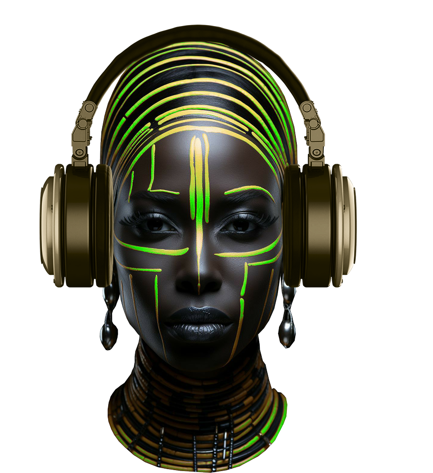 Artist with headphones